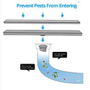 Linear Channel Floor Drain Gate Stainless Steel Deodorization Type Shower B