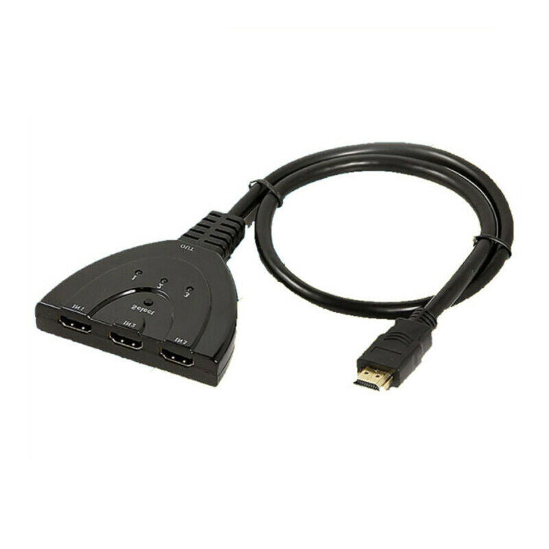 4K 3 Port HDMI Splitter Cable 4K HDMI 1.4 Switch Switcher HUB Adapter for HDTV X