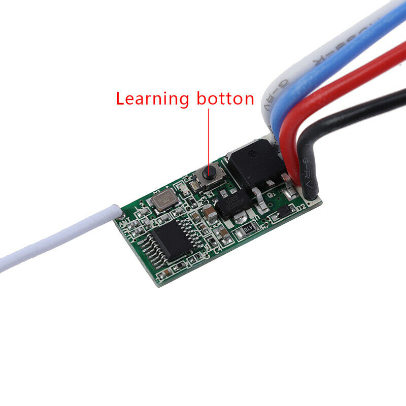 Universal Wireless Remote Control Switch Module 433Mhz 1 CH RF Relay Receiver OZ