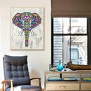 5D DIY Special Shape Diamond Painting Folk Elephant Cross Stitch Embroidery