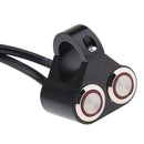 Motorcycle Switch ATV Scooter Fog Light Dual Push Button Switch Indicator