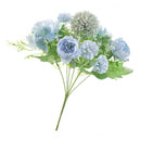 Simulation 7 head Peony Hand Flowers 32cm f/ Photo Prop Decoration 2pcs