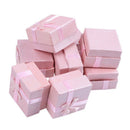 24-Piece Gift Box Set - Square Ring Jewelry Box for Anniversaries,