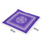1pc 49*49cm Tarot game tablecloth non-woven material board game purple color Z
