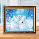 5D Diamond Rabbit Painting DIY Mosaic Cross Stitch Home Embroidery Decor