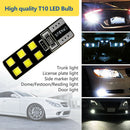 2pcs T10 W5W 12 SMD 2835 LED Car Bulbs Canbus No Error Clearance Light Bulbs