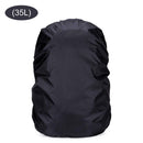 Hiking Bag Rain Cover Waterproof Dustproof Backpack Case (35L)(Black) A