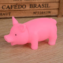 About rubber Pet Dog Puppy Pig Shape Chew Fetch PlayToy Squeaker SqueakySound`3C