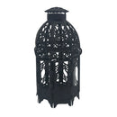 European Metal Moroccan Candle Holder Votive Candlestick Home Decor Black