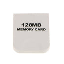 128MB White Memory Card Compatible for Wii & Gamecube Console Storage Card