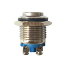 5Pc 16mm Momentary Metal Push Button Switches IP67 Waterproof Copper Contact