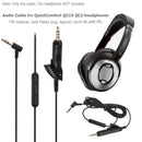 1.5m 3.5mm Male to Male Audio Cable Wire w/ Mic for Bose QC15 QC2 Earphone