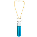 Aviation Aluminum Waterproof Bottle Outdoor Medicine Seal Capsule (Blue)