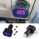 Safe Digital LED Voltage Meter Car Battery Electric Test Cigarette Lighter Plug