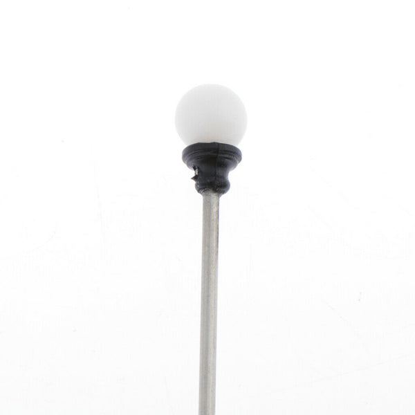 10Pcs Railway Led Lamppost Lamps Street Lights 1:100 HO Scale B