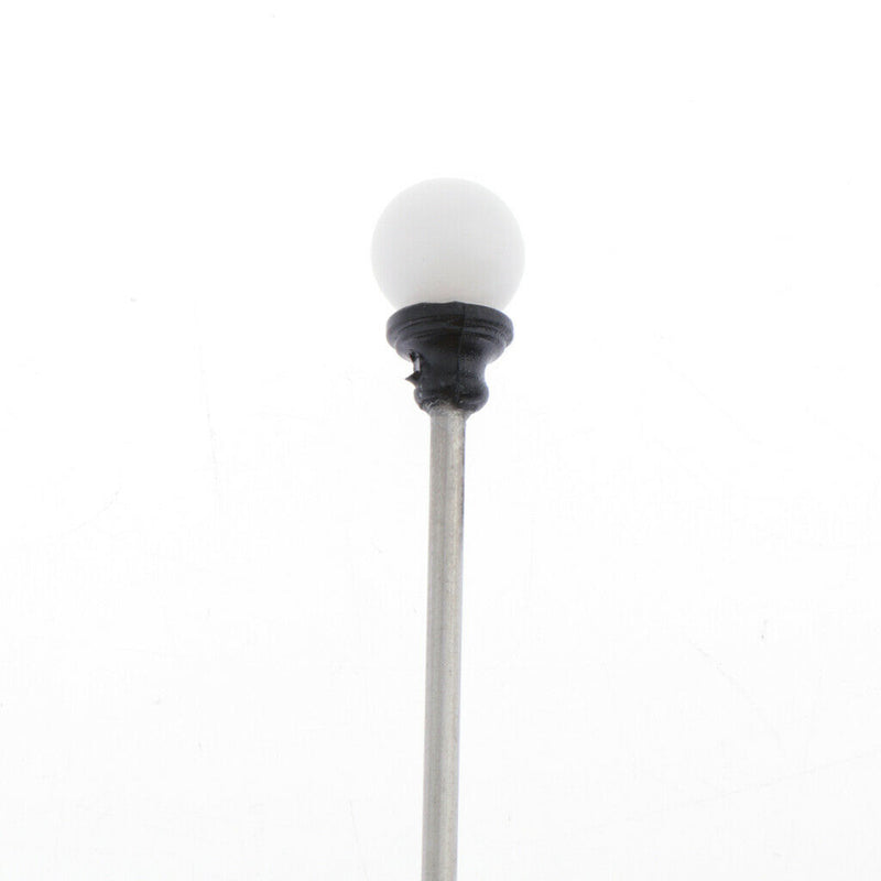 10Pcs Railway Led Lamppost Lamps Street Lights 1:100 HO Scale B