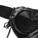 Women Glitter Sequin Tassel Halter Crop Top Latin Belly DancE Bra Top Black