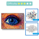 Colorful Eye 1000pcs DIY Paper Puzzles Jigsaw Educational Kids Adults Toys  A