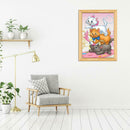 5D DIY Full Drill Diamond Painting Cat Cross Stitch Embroidery Mosaic Kit