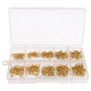 Pack of 500pcs Strong Power Fishing Hooks Barbed Hooks 3-12
