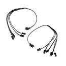 2xSplitter Cable Connector for EL Wire Neon Strip Light Accessory 4 & 5 in 1