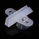 5pc Aquarium Fish Tank Divider Suction Cup Divider Sheet F9E2 Holder L4X3