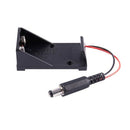 2PCS New 9V Battery Holder Box Case Wire Plug 5.5*2.1mm for Arduino R4N7