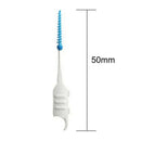 40pcs Teeth Toothpicks Dental Floss Picks Interdental Brush Stick Tooth Cle E5I7