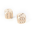 1Pc 13mm Pure Copper Solid Dice Manual Grinding Bar Creative Dice Toys Game   TE