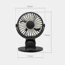 New Portable Handheld Small Fan New Clip USB Fan Charging Desktop Mini Port