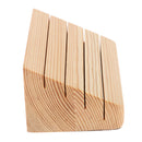 Playing Card Holder Wooden Poker Organizer Stand Base - 4 Slots - Trapezoid