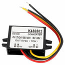 DC 12V / 24V / 36V / 48V to DC 5V 2A 10W Car Electricity Supply Module Volt