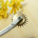 Steel Cloth Leather Stitching Groover Creaser 4mm Gear Scribe Wheel Scriber V3R9