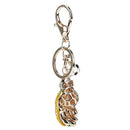Personalized Football Gloves Key Chain Metal KeyChain Women Bag Charms Car  Q6E9