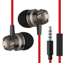 Sport Wired Stereo Bass Headset In Ear Earphones Headphone Earbuds 3.5mm Red