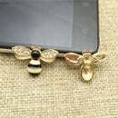 10pcs Alloy Craft Bees Flat Back Rhinestones DIY Scrapbooking Embellishment 25mm
