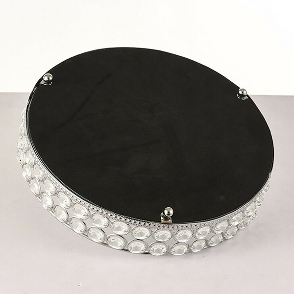 Crystal Vanity Makeup Tray Large Storage Ornate Jewelry Trinket Cosmetic Tray