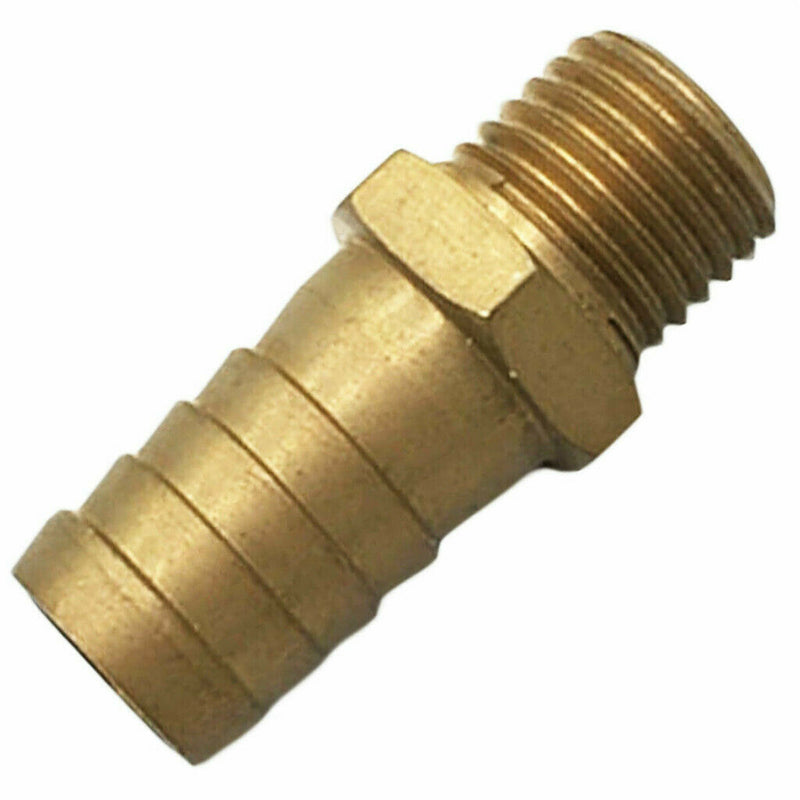 M14 x 1.5 M14 Male to Barb 9/16"  & 14mm NPT Brass Threaded Pipe Fitting