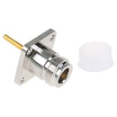 Copper RF Connector N-KFD Female Jack Flange Base Long Solder Pin Termin_