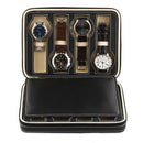 8 Grids Watch Display Storage Box Case Tray Zippered Travel Watch Collector