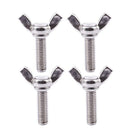 M8x25mm 304 Stainless Steel Butterfly Wing Screws Bolt Wing bolt 4pcs M6P1