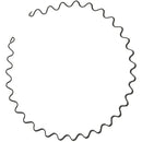 Black Spring Wave Metal Hoop Hair Band Girl Men's Head Band Accessory