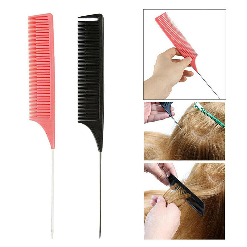 2Pcs New Professional Hair Comb In Cloth That Highlights The