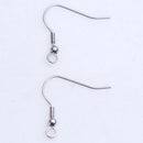 100 Pieces French Earring Charms Earwires Hooks Fish