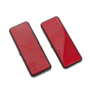 12PCS Red Reflector Tail Brake Stop Marker Light Truck Trailer Motorcycle ZKY