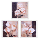 3 Panel Flower Blooming Abstract Unframe Picture Wall Picture Art Painting