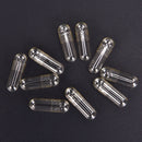 1000Pcs Transparent Empty Gelatin Capsules Pill Vcaps Clear Halal Separated boxS