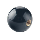 Black 8 Billiard Round M12*1.25 Car Gear Shift Knob and M10x1.25 Nut Insert