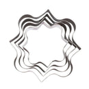 4pcs/set European Wedding Frame Cookie Cutters Biscuits Stainless Steel Too I7I2