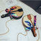 Women's straw bag Crossbody bag Woven bag Summer leisure bag Small round si N3Q3